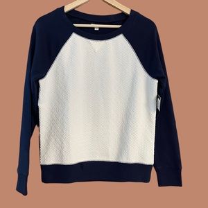 🆕 NWT - Nordstrom Halogen Cream Cloud Two Toned Sweatshirt - XS